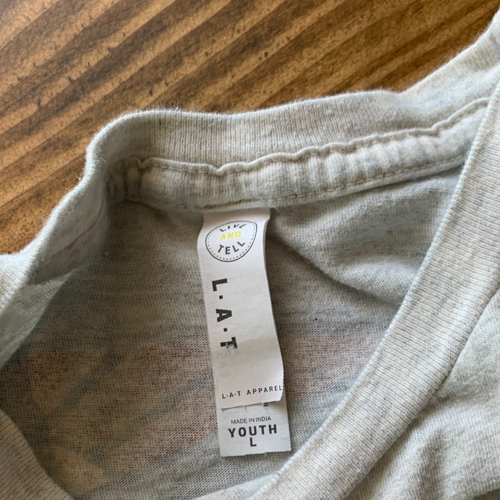 Kids Cream Short Sleeve Graphic Tee - Coeur d'Alene Idaho - Picture 3 of 3